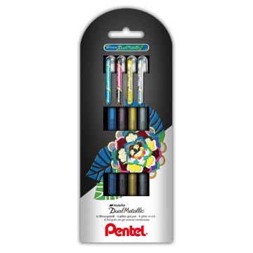 GEELIKYNÄ PENTEL DUAL MET 4KPL KU+HOP KP