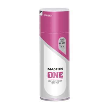 MASTON SPRAYMAALI ONE SATIINI KANERVANPUNAINEN RAL4003 400 ML