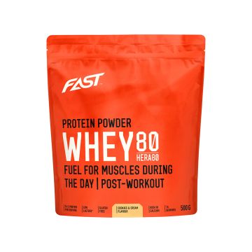 FAST HERA80 PROTEIINIJAUHE COOKIES & CREAM 500 G