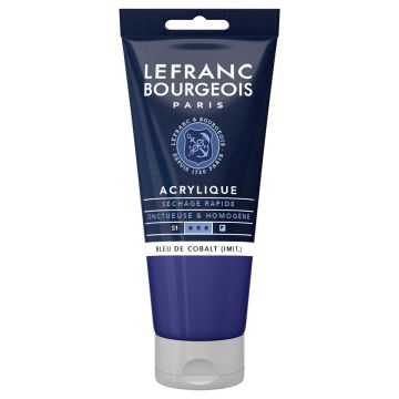 L&B FINE ACRYLIC 80ML 064 COBALT BLUE HUE