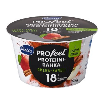 VALIO PROFEEL PROTEIINIRAHKA SOKTON OMENA-KANELI LAKTON 175 G