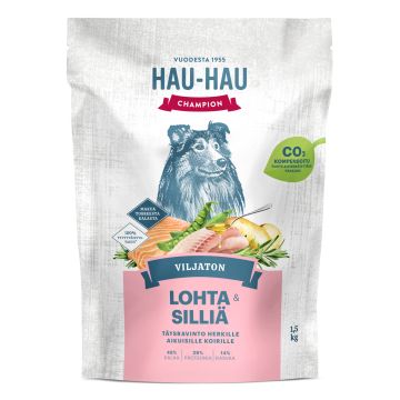 HHC VILJATON KOIRAN TÄYSRAVINTO LOHI-SILLI 1,5 KG