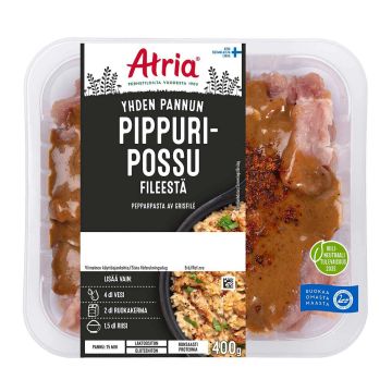 ATRIA YHDEN PANNUN PIPPURIPOSSU FILEESTÄ 400 G