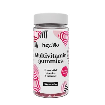 HEY'MO GUMMIES, MULTIVITAMIN, STRAWBERRY 60 KPL 250 G