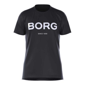 BJÖRN BORG N. TREENI T-PAITA M BB LOGO MUSTA