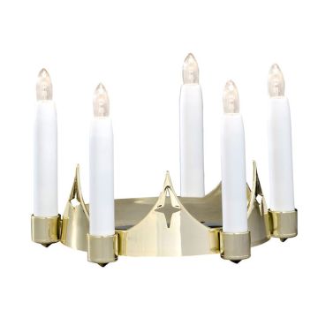 KONSTSMIDE LUCIA-KRUUNU KULTA LED