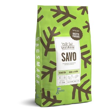 DAGSMARK SAVO TÄYSRAVINTO VEHNÄTÖN KANA-KAURA ADULT 10 KG
