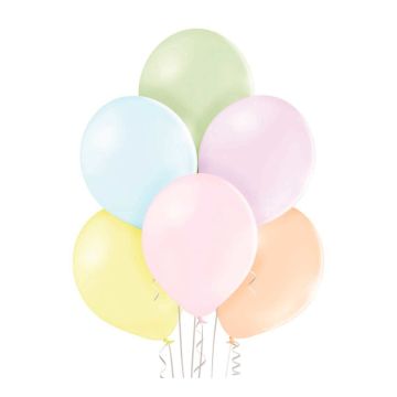 ILMAPALLO 30 CM PASTELLIVÄRISEKOITUS 25 KPL/PSS