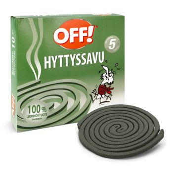 OFF! HYTTYSSAVU / RÖK 10KPL 140G 140 G
