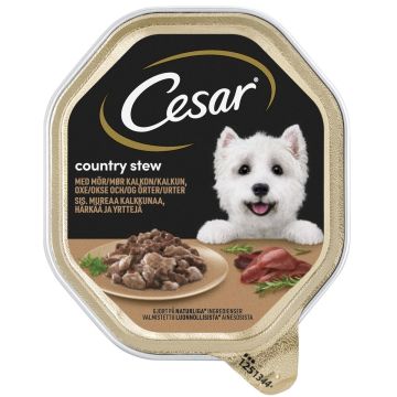 CESAR COUNTRY KITCHEN HÄRKÄ & KALKKUNA 150 G