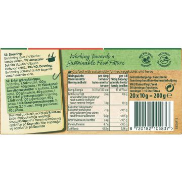 KNORR LIEMIKUUTIO KASVIS 20X10G 200 G