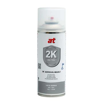 AT-SPRAYMAALI 2K HARMAA RAL 7004 400 ML