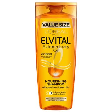 LOREAL ELVITAL EXTRAORDINARY OIL SHAMPOO NORMAALEILLE JA KUIVIL 400