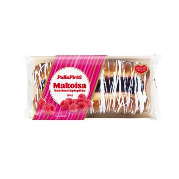 PULLAPIRTTI MAKOISA VADELMATÄYTEPITKO 350 G