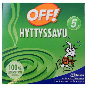 OFF! HYTTYSSAVU / RÖK 10KPL 140G 140 G