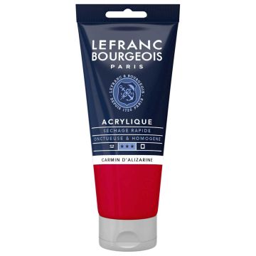 L&B FINE ACRYLIC 80ML 328 ALIZARIN CARMINE