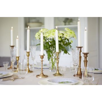 HAVI KRUUNUKYNTTILÄ 10KPL/20CM VALKOINEN