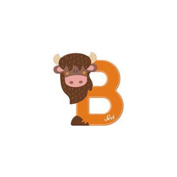 LETTER B BISON