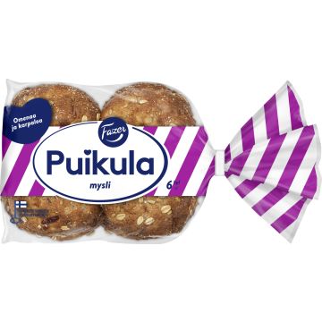 FAZER PUIKULA PEHMEÄMPI MYSLI 6KPL 330 G
