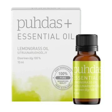 PUHDAS+ 100 % PREMIUM ESSENTIAL OIL LEMONGRASS 10 ML