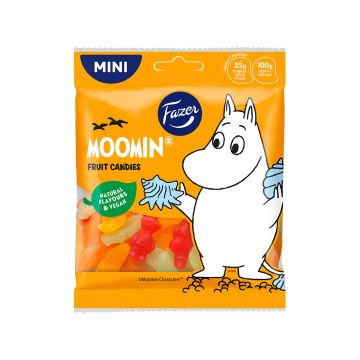 FAZER MOOMIN HEDELMÄMAKEISIA 80 G