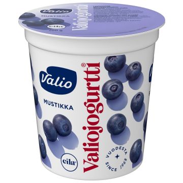 VALIO JOGURTTI MUSTIKKA LAKTON 200 G