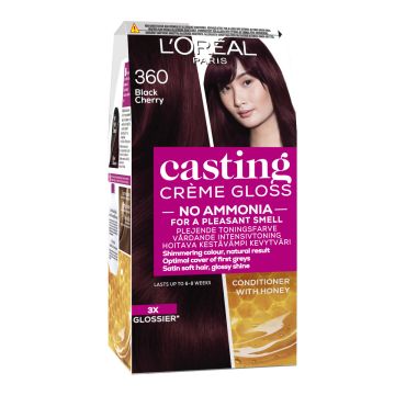 LOREAL CASTING CRÉME GLOSS 360 BLACK CHERRY TUMMANRUSKEA PUNAIN