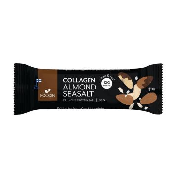 FOODIN COLLAGEN PROTEIN BAR ALMOND SEASALT 50 G