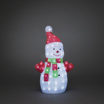 KONSTSMIDE AKRYYLILUMIUKKO 50 CM, 88 VALKOINEN LED