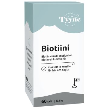 TYYNE BIOTIINI 60 TABLETTIA 13,8 G