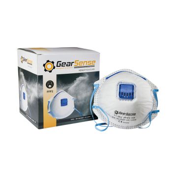 GEARSENSE HENGITYSSUOJAIN FFP2V 10KPL