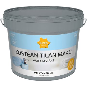 ILVES KOSTEANTILANMAALI A-POHJA VALKOINEN 2,7 L