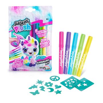 AIRBRUSH PLUSH KORISTELTAVAN PEHMOLELUN LISÄTUSSIT JA SABLUUNA