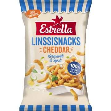 ESTRELLA LINSSISNACKS SOURCREAM & ONION 125 G