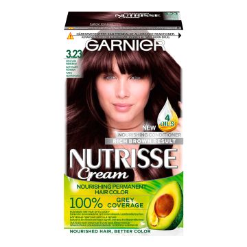 GARNIER NUTRISSE 3.23 TUMMA HELMIÄISRUSKEA KESTOVÄRI