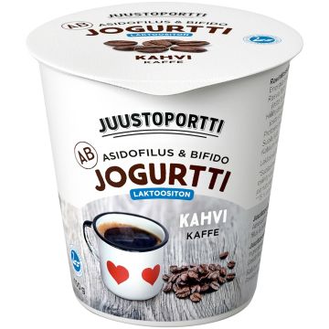 JUUSTOPORTTI AB-JOGURTTI KAHVI LAKTON 150 G