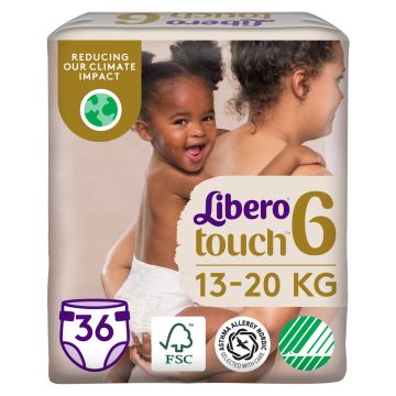 LIBERO TOUCH TEIPPIVAIPPA KOKO 6 13-20 KG 36 KPL