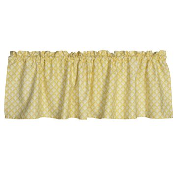NOBLE HOUSE VERHOKAPPA SUMMER COTTON 45X180CM KELTAINEN/VALKOIN