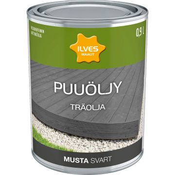 ILVES PUUÖLJY VESIOH. MUSTA 900 ML