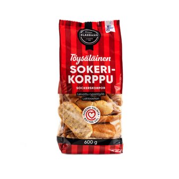 TÖYSÄLÄINEN SOKERIKORPPU 600 G