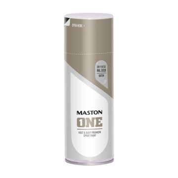 MASTON SPRAYMAALI ONE SATIINI HARMAABEIGE RAL1019 400 ML