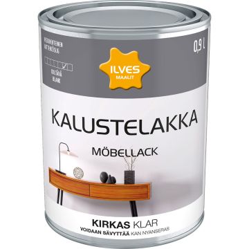 ILVES KALUSTELAKKA KIILTÄVÄ 900 ML