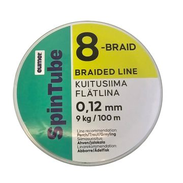 SPINTUBE 8 KUITUSIIMA FL 0,12 MM/100 M 9 KG SPINTUBE 8 KUITUSIIMA FL 0,12 MM/100 M 9 KG