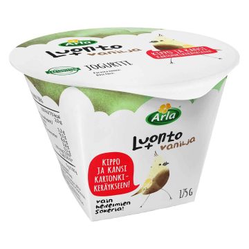 ARLA LUONTO+ AB VANILJAJOGURTTI LAKTON 175 G