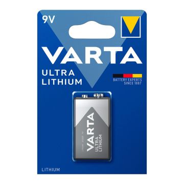 VARTA LITHIUM PARISTO 9V 1KPL