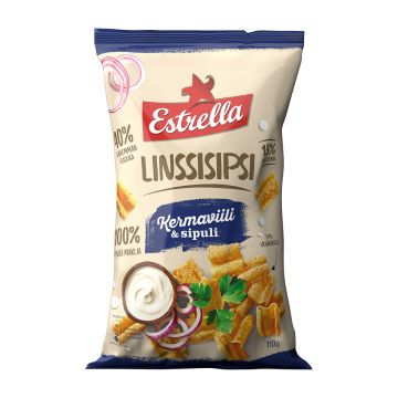 ESTRELLA LINSSISIPSI KERMAVIILI & SIPULI 110 G