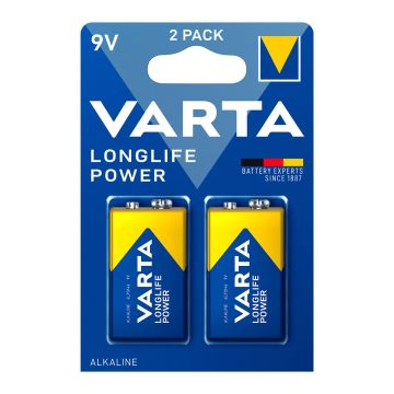 VARTA PARISTO LONGLIFE POWER 9V 2KPL