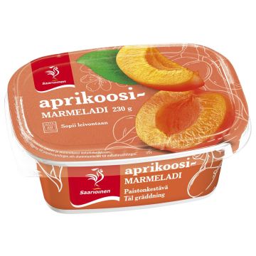 SAARIOINEN APRIKOOSIMARMELADI 230 G