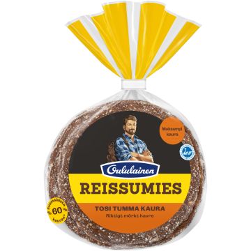 OULULAINEN REISSUMIES TOSI TUMMA KAURA 4KPL 230 G