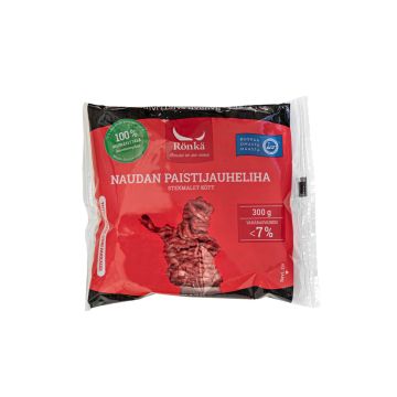 RÖNKÄ NAUDAN PAISTIJAUHELIHA <7% 300 G RÖNKÄ NAUDAN PAISTIJAUHELIHA <7% 300 G